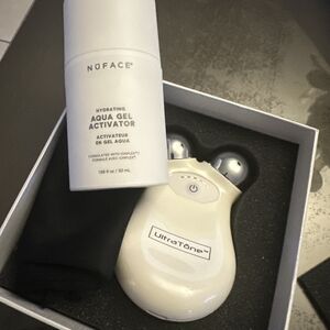 NuFace White Aqua Gel Activator with Toning Device